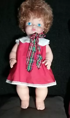 1971 Uneeda Baby Doll Magic Skin Rooted Hair 15  Vintage • $30