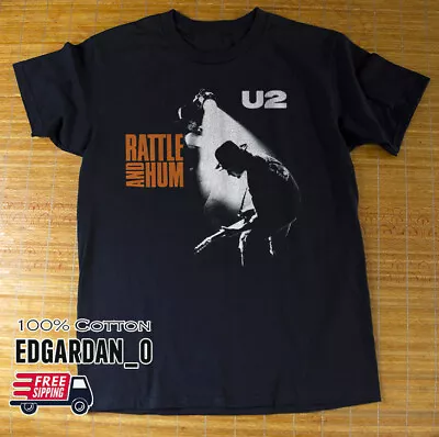 U2 Irish Rattle And Hum Album Rock T-Shirt Free Shipping • $26.99