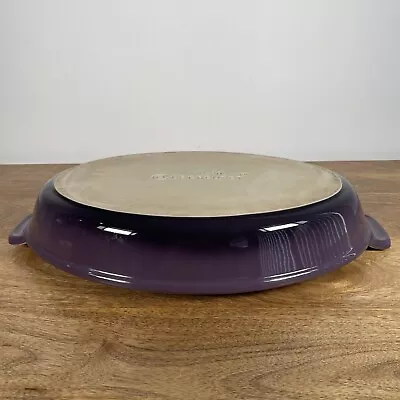 Le Creuset Casserole Dish Oval Stoneware Baking Tray Oven 10-30 Purple • £39.99