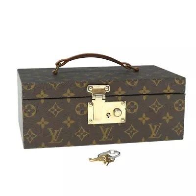 LOUIS VUITTON Monogram Boite A Tour Jewelry Box M47236 LV Auth Hk1040 • $980