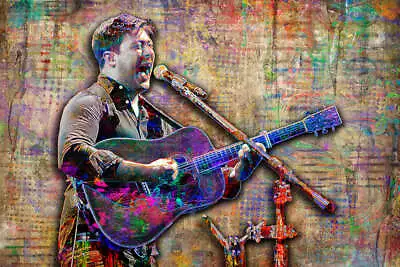 Mumford And Sons Poster Marcus Mumford Tribute Fine Art • $16