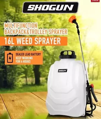 RETURNs 16L Backpack Sprayer Electric Weed Sprayer Garden Farm Pump Spraying - W • $93.50