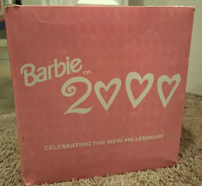 Barbie 2000 Celebrating The New Millenium Snow Globe 6  Avon Musical NEW IN BOX • $17