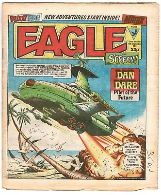 Eagle & Scream Comic #130 15th September 1984 Dan Dare - Combined P&P • £1.25