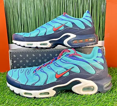 Nike Air Max Plus Discover Your Air  Hyper Jade Aqua Mens Shoes Size 13 • $120