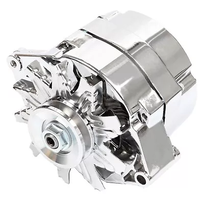 $82.51 • Buy 1 Wire Alternator Generator For 110Amp Chrome Street Rod GM 305 350 BBC SBC
