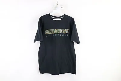 Nike Mens Medium Faded Team Issued Michigan State University Volleyball T-Shirt • $31.45