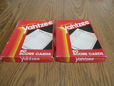 Lowe The Original Yahtzee Score Cards 2 Packs E8100 • $8.99