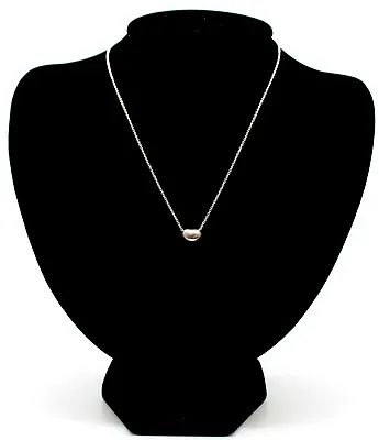 Tiffany & Co. Elsa Peretti 16 In Necklace With 9 Mm Bean Pendant 925 Sterling... • $125.10