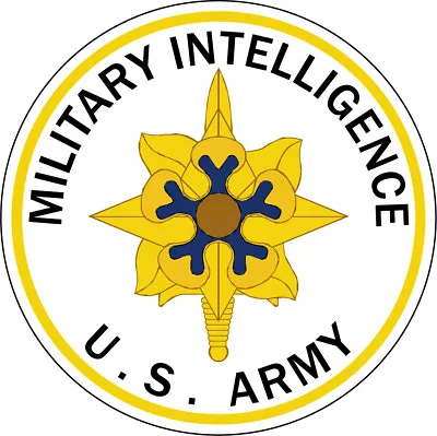 Sticker U S Army Branch Military Intelligence • $5