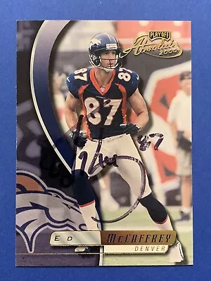 ED McCAFFREY Signed 2000 Playoff #50 Absolute BRONCOS - STANFORD Autograph Auto • $5.99