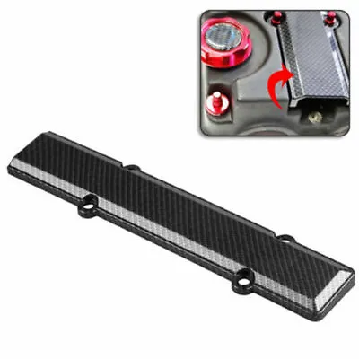 Carbon Fiber Look Valve Cover Spark Plug Insert For Honda VTEC B18 B16 B Series • $8.99