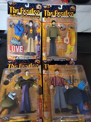 Lot Of (4) The Beatles Yellow Submarine Action Figures McFarlane Toys NEW MOC • $200