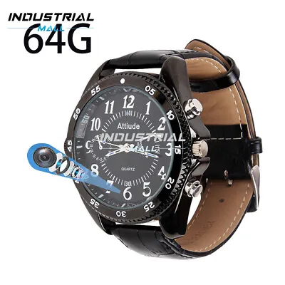 1080P HD Watch Camera Security Video Recorder DVR Night Vision 32G 64GB Camcoder • $35.42