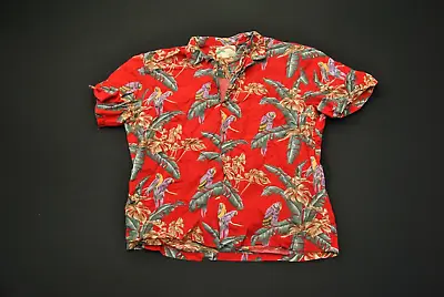 VTG Paradise Found Hawaiian Aloha Shirt Tom Selleck Magnum PI XL Missing Button • $39.99