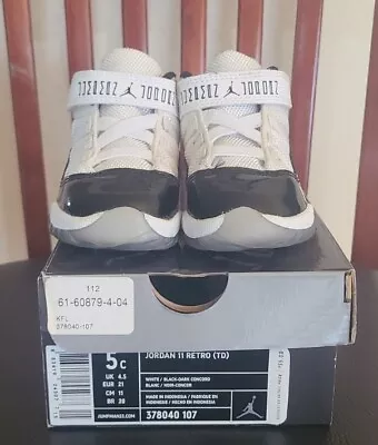 Jordan 11 Retro Concord Toddler Size 5C   With Box • $36