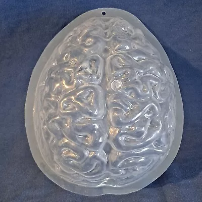 Plastic GELATIN BRAIN Shaped 3D MOLD Jello Candy Clay Halloween Zombie • $7.99