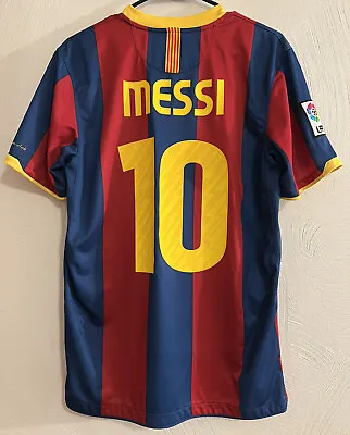 Nike Barcelona Messi 10/11 Home Jersey / Shirt - (Size M) • $249.95