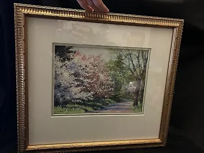 Clark Mitchell Spring Day Denver Pastel Framed Landscape Art  • $399.95