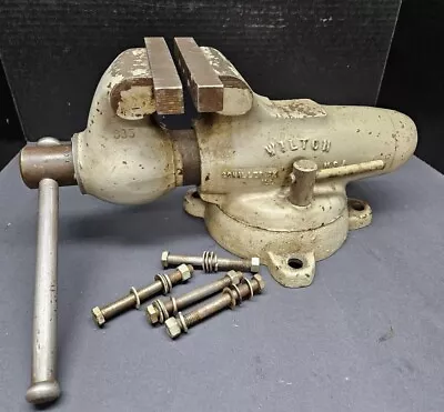 Wilton Bullet Vise Swivel Base Vintage U.S. Made 5½  Cap 6  Jaws 3½  Machinist  • $398.92