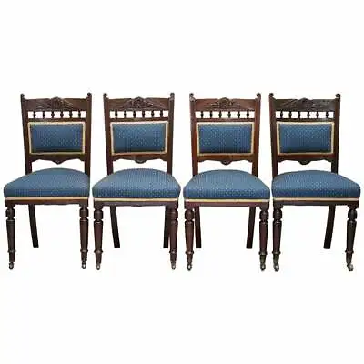 £950 • Buy Stunning Suite Of Original Solid Mahognay Victorian Maple & Co Dining Chairs