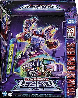 Transformers Generations Legacy Laser Optimus Prime Leader Class Action Figure • $55.97