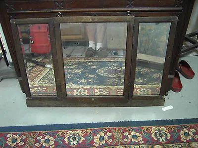 Antique Victorian Folding Dresser Mirror W/Beveled Edges Made Chatanooga Tn • $39.99