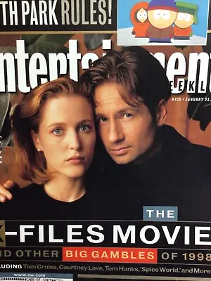 ENTERTAINMENT WEEKLY ~ #415 ~ January 1998 ~ X-FILES ~ NRMT!!! • $6.99