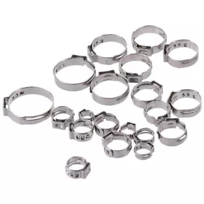 420Pcs 20 Sizes Pex Crimp Rings Cinch Rings Crimp Pinch Tools  Automotive Use • $86.45