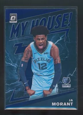 2019-20 Panini Donruss Optic Ja Morant Purple Prizm MY HOUSE RC #7 Grizzlies • $9.85