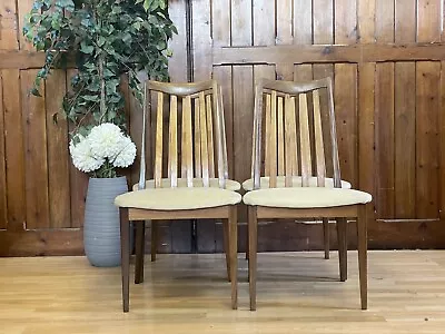 Set Of 4 Teak G Plan Fresco Dining Chairs  Mid Century Kitchen Chairs • £375