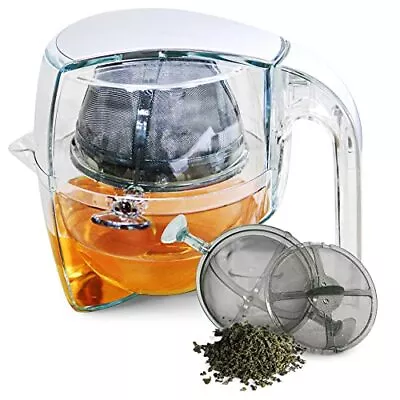 Clear Tea Pot With Infuser Perfect Tea Pots For Loose Tea Small Teapot Diffus... • $31.79