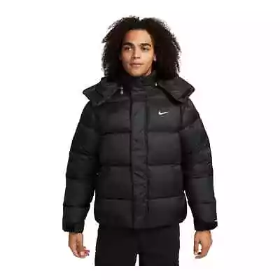 Nike Life Therma-FIT Puffer Jacket Black Mens Size M DQ4920-010 MSRP $350 NEW • $139.99