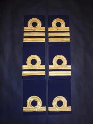 Genuine Royal Naval Officers Current Rank Slides / Epaulettes Assorted Ranks • $24.87