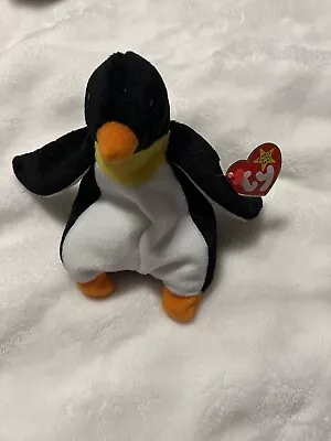 Rare Retired 1995 Ty Beanie Baby Waddle With Pvc Pellets/tag Errors. • $2000