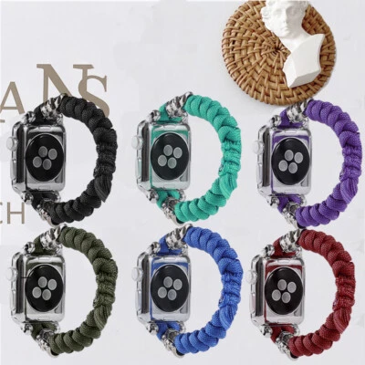 $17.99 • Buy  For Apple Watch Band IWatch Series SE 6 5 4 3 2 1 Nylon Sport Strap 42/44 38/40