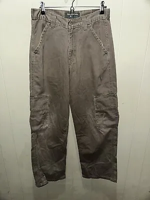 Vintage Levis Jeans Mens 30x32 Grey Denim Silver Tab Carpenter Cargo 2000 Y2K • $67.69