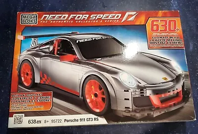 Mega Bloks Need For Speed Porsche 911 GT3 RS 95722 Collector's 638 Pcs New! RARE • $67.99