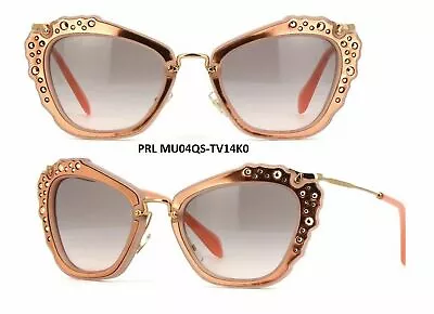 Miu Miu Sunglasses 04QS TV14K0 Matt Pink Grey Pink • $99.95