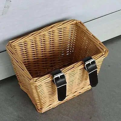 £17.92 • Buy Handwoven Bikes Basket   Pet Carrier Front Handlebar Cat And Dogs Seat