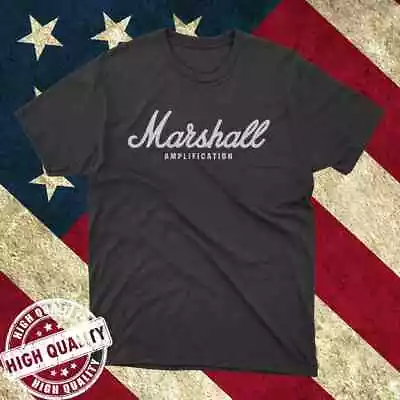 HOT New MARSHAL AMPLIFICATION LOGO T-Shirt Size S-5XL High Quality Made In USA • $23.99