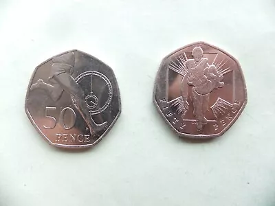 2004 Four Minute Mile 50p. 2006 Victoria Cross Soldier 50p • £0.99