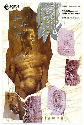 $20 • Buy MIRACLEMAN #17 F, Signed And Personalized By Neil Gaiman, Eclipse Comics 1989