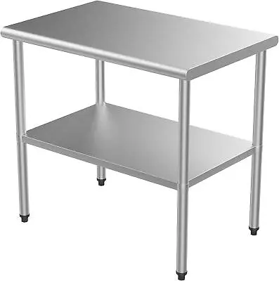 Heavy Duty 36'' X 24'' Stainless Steel Table For Prep & Work For Restaurant NEW • $89.99