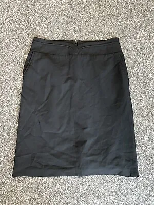 £19.99 • Buy Reiss Black Straight Knee Length Skirt UK 10