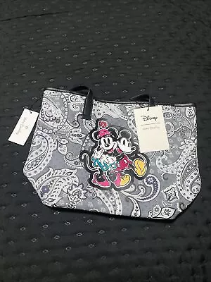 Mickey Mouse Piccadilly Paisley Vera Bradley Disney Small Every Day Tote  NWT • $35.99