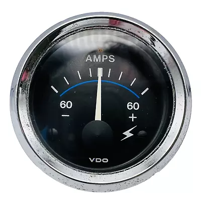 VDO Vintage Cockpit Ammeter Amps Gauge 60 2  • $19.95