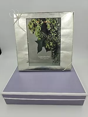 WEDGWOOD VERA WANG LOVE KNOTS 5 X 7  WEDDING PHOTO FRAME 5473580754 NIB • $16.05