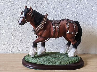 £19.99 • Buy Leonardo Shire Horse Figurine