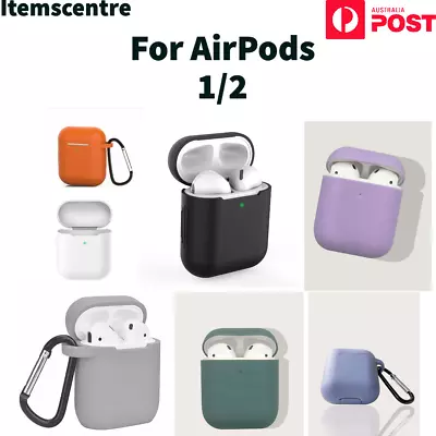 For Apple AirPods 1/2 Shockproof Silicone Case Rubber Cover • $4.15